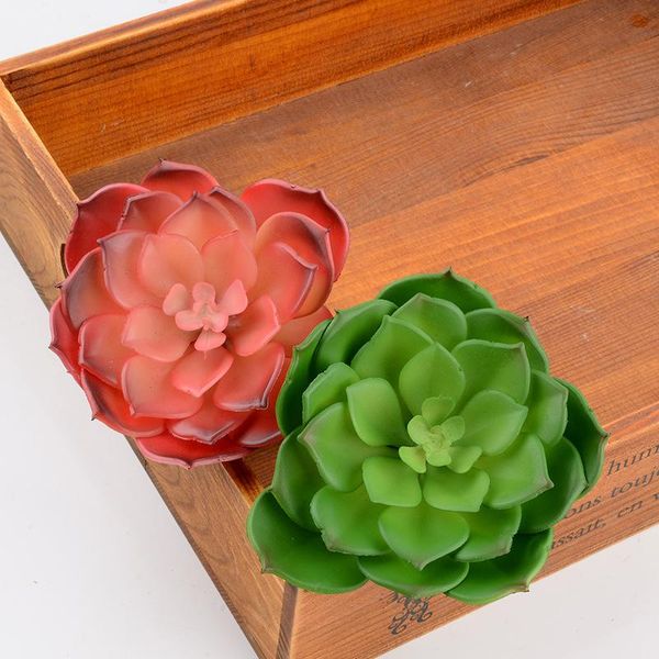

artificial succulent pant flower head medium water lotus fleshy green vegetation pgraphic prop decorative flower