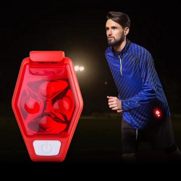 

bike lights aonijie 4077 ipx4 waterproof night running led safety light clip strobe runner jogger dog collar cyclist