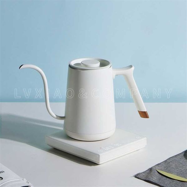 

timemore electric pour over kettle coffee pot fish series 600ml/800ml 220v fast heating steady vertical water flow 211102