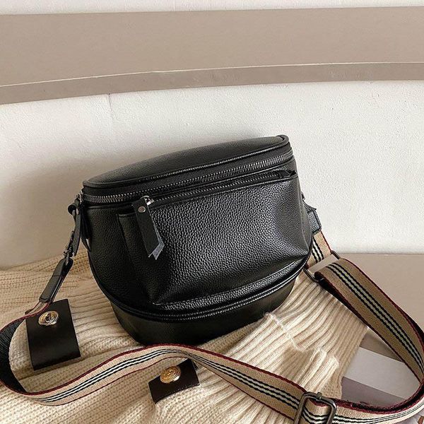 

waist bags luxury women shoulder crossbody bag retro pu soft leather fanny pack chest 2021 fashion saddle phone and purse