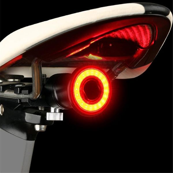 

bike lights bicycle smart auto brake sensing light ipx6 waterproof led usb charging cycling taillight rear tail accessories