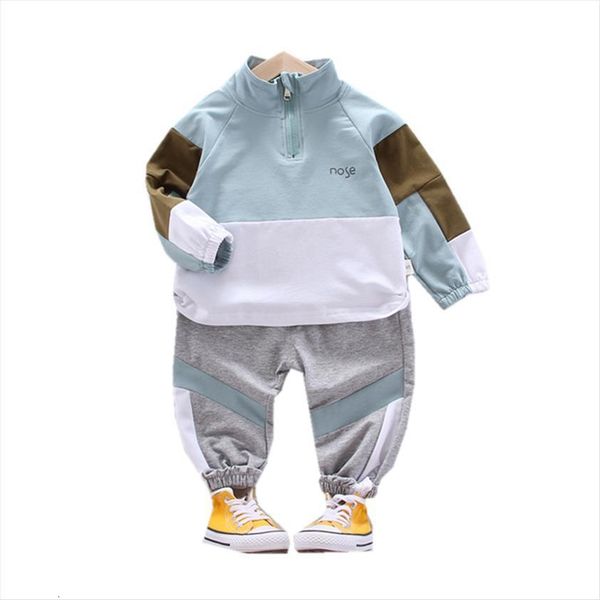 

spring autumn baby boys girls clothes children cotton sport jacket pants 2 piece set toddler fashion costume kids tracksuits, White