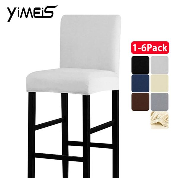 

chair covers stretch spandex bar solid color high stool seat cover slipcover for banquet wedding party dining room