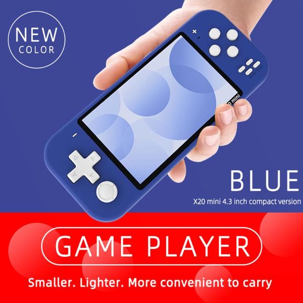 

portable game players x20mini retro video gaming console with 3000 games handheld reminiscence of childhood a gift for girls and boys