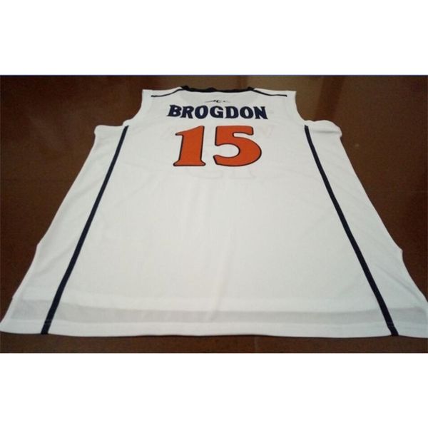 

goodjob men youth women vintage #15 malcolm brogdon virginia basketball jersey size s-6xl or custom any name or number jersey, Black