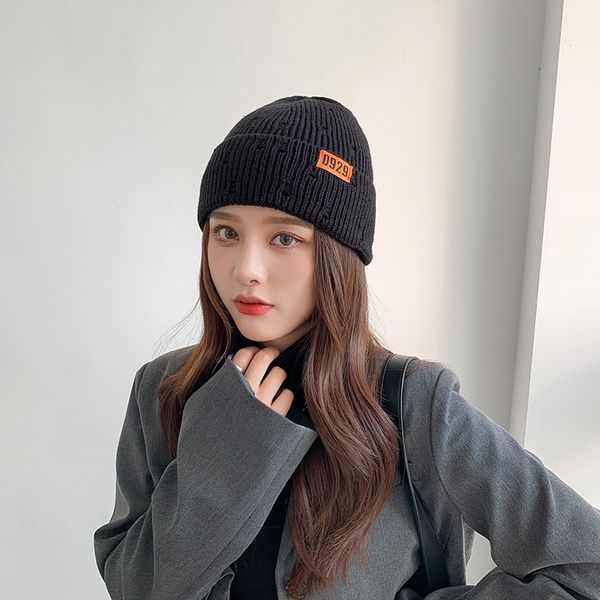 

factory wholesale 50% off hat children korean students autumn and winter new fashion knitted hat street lovely net red wool, Blue;gray
