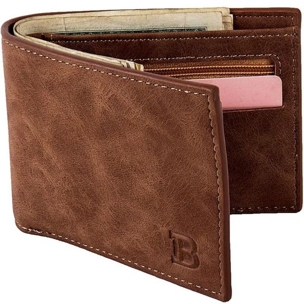

wallets 1pcs fashion mini men's luxury business wallet card holder man purse coin bag zipper gift for men, Red;black