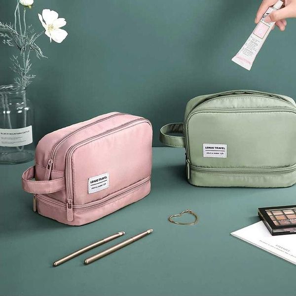

cosmetic bags & cases multifunctional bag women travel make up waterproof organizer lipstick zipper makeup pouch brushes toiletry
