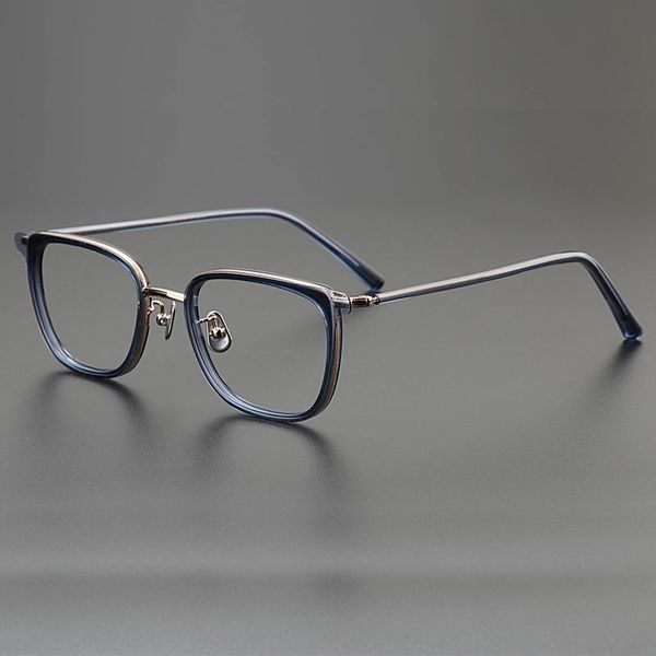 

fashion sunglasses frames 2021 eyeglasses frame men classic square acetate prescription eyewear myopia reading women optical glasses, Black