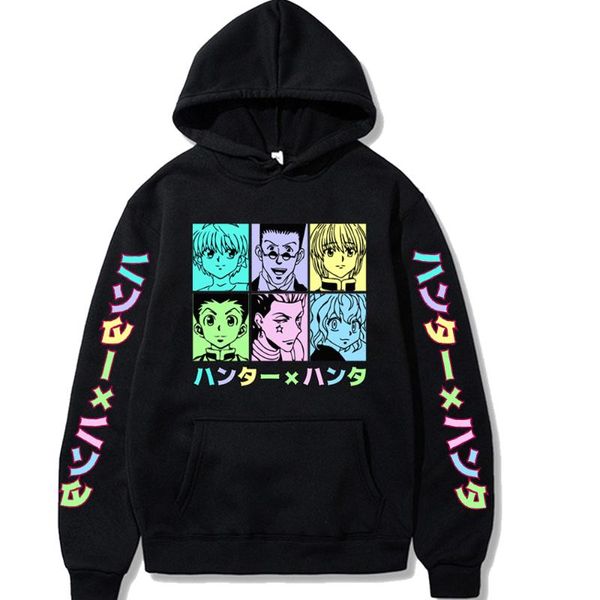 

2021 anime x killua hoodie men women hoodies sweatshirts hoodie, Black