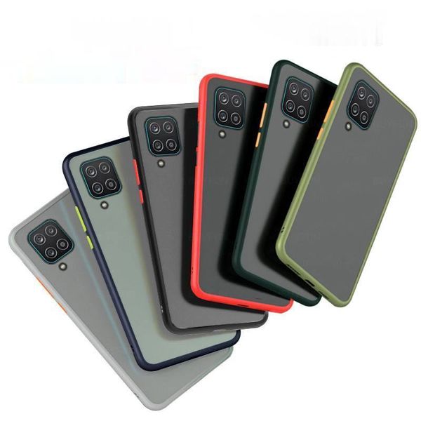 

matte shockproof case for samsung galaxy s21 ultra s20 s21 s10 plus lens protection 0.3 mm silicone soft cover for note20ultra a71 5g