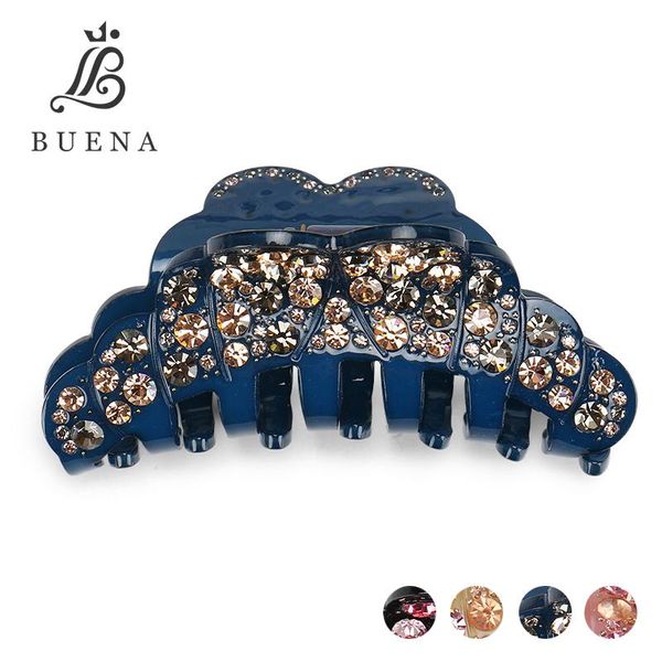 Clipes de cabelo barretas de alta qualidade caro Rhinestone Band Band Clip para Jóias de Jóias de Moda de Casamento Garra 50