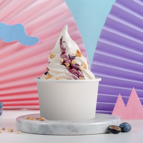 

disposable cups & straws 100pcs 8oz dessert ice cream jelly pudding