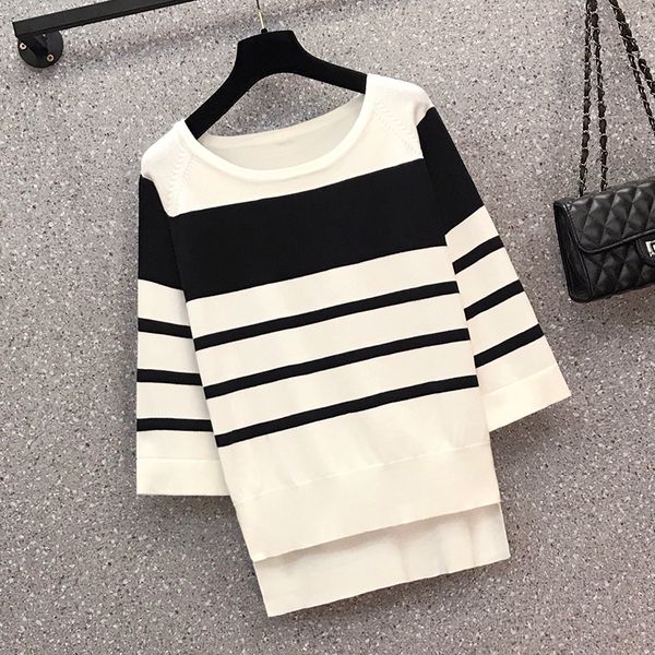 

More Size L-4xl Suit of Women's Sports Stripe Top Sweater and Pants Two Pieces Workout Match 2021 New Cloth Running Clothes Q5q8, White