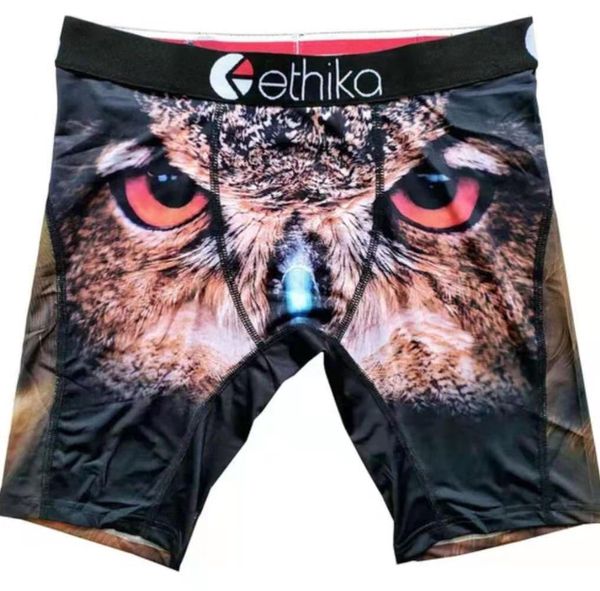 

ethika boxers technical underwear graffiti women men fitness quick dry cotton boxer sport short boxer underpants 00387