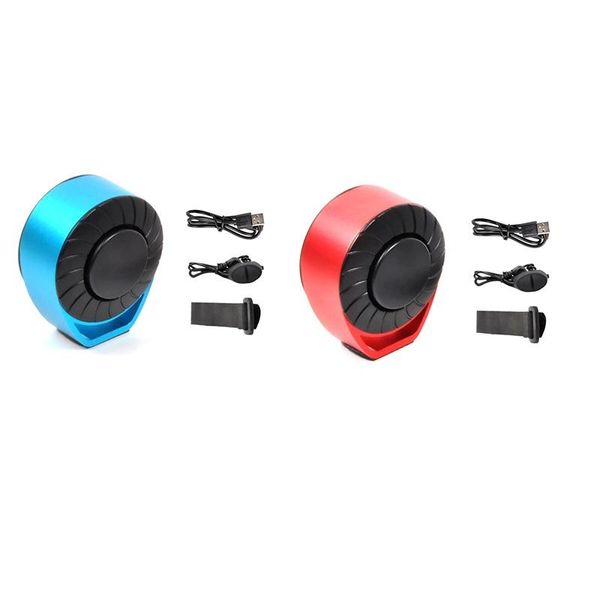 

bike horns bicycle electronic bell usb rechargeable electric horn 120db mtb ring 5 modes strong loud cycling accessories