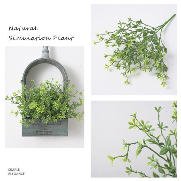 

simulated plastic artificial faux grass lifelike plant for home wedding decoration