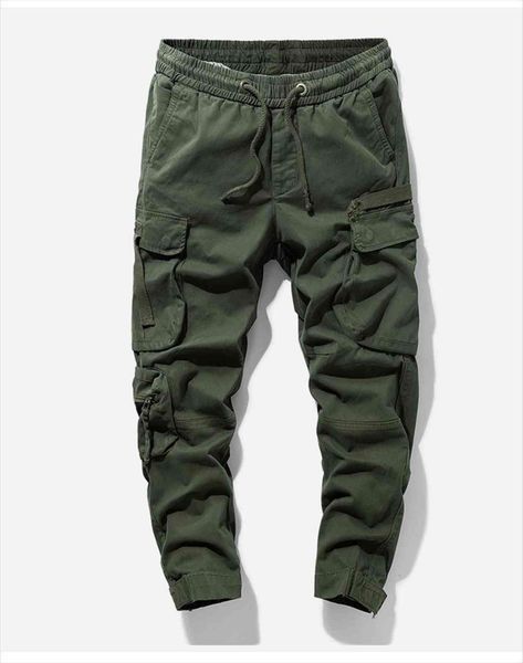 

cargo outdoor jogger overalls autumn women pants tactical military casual sweatpant cotton trousers male clothing, Black