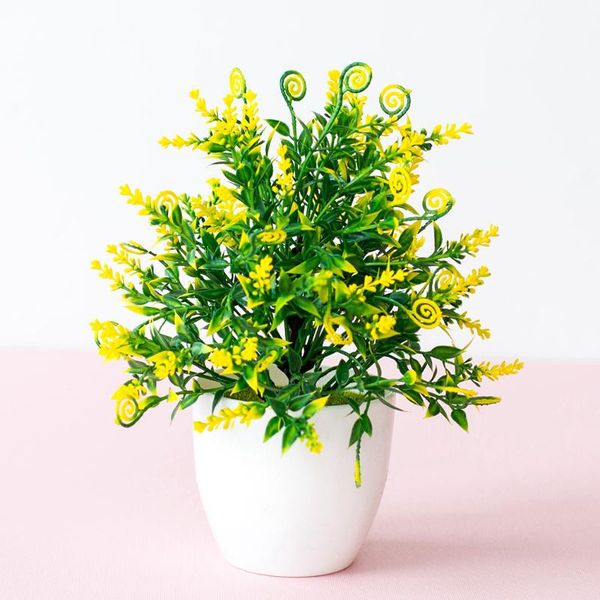 

decorative artificial flower plants lavender ornaments decoration garden mini