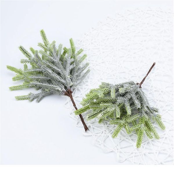 

6pcs/bundle christmas decorations for home wedding party artificial plants handmade gifts box diy wreath fake flowers s qylxev