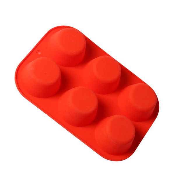 

cake tools chocolate silicone mold 6 cavity cylinder ice soap pudding fondant mousse cookie diy mould bakeware baking