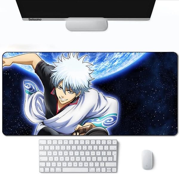 

mouse pads & wrist rests gintama lapgamer kawaii pc cabinet table long for office desk computer mat manga varmilo anime keyboard mause