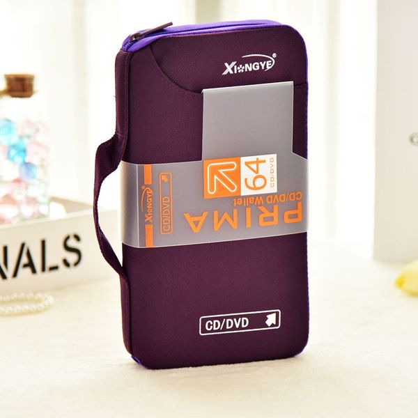 

portable disc storage bag organizer 64 capacity for car home dvd case protective cd case holder cd dvd bag wallet