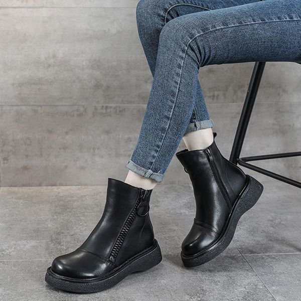 

boots 2021 spring fashion woman flower elegant female shoes, Black