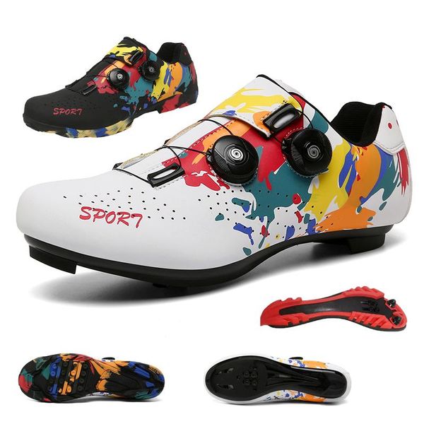 

cycling footwear mtb shoes men mountain bike trekking sneakers professional outdoor spd road hombre zapatillas ciclismo, Black