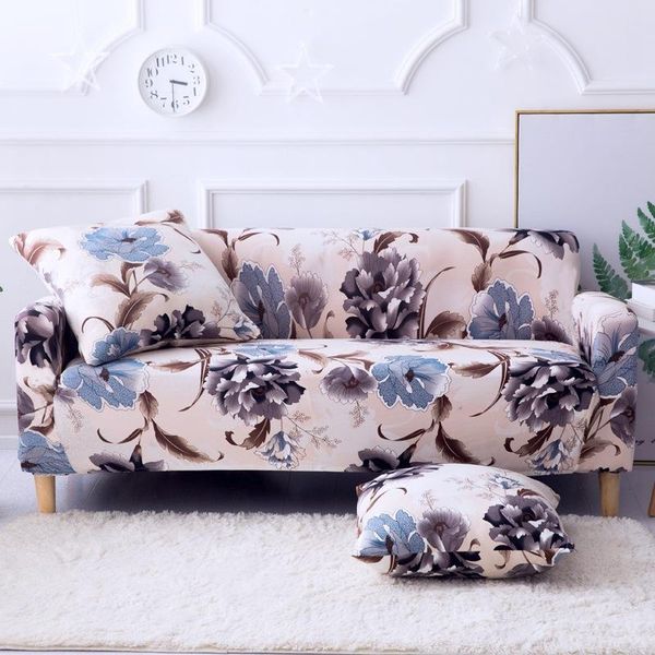 

chair covers big flower 1/2/3/4 seat sofa cover all-inclusive elastic couch covering slipcovers single-seat double-seat