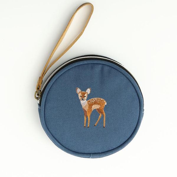 

coin purses vintage canvas girl purse easy to carry bag, Red;black