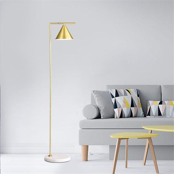 

italian nordic luxury standing lamp study bedroom simple modern gold vertical floor lamps for living room home decor stand light