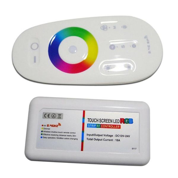 

2.4ghz rgb wireless press remote controller dc 12-24v for rgb led strip lights