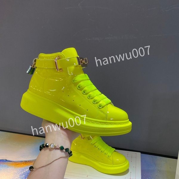 

fashion chunky boots white lace up 35-41 ankle for women autumn round toe combat black platform ladies shoes yn200715