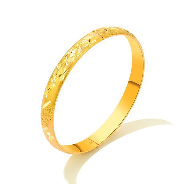 

straight jewelry copper plated gold women's bracelet, Golden;silver