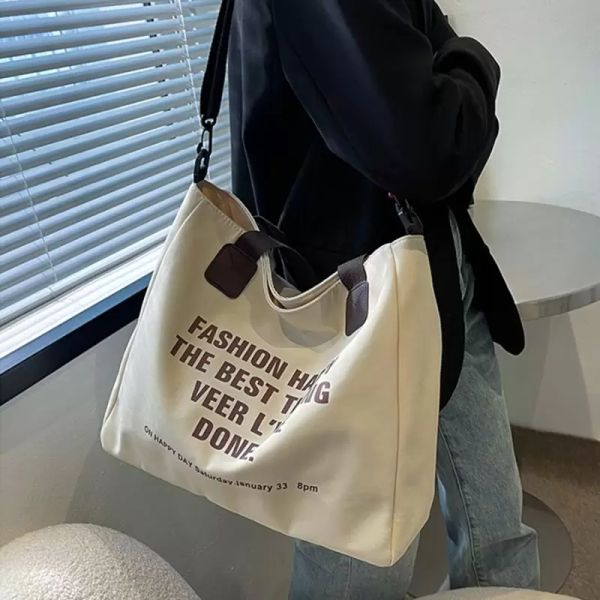 

evening bags casual canvas large capacity women's handbag big tote luxury ladies handbags crossbody bag designer shopping shoulder