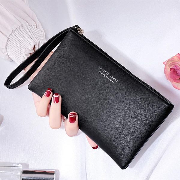 

evening bags ladies mini mobile phone bag zipper wallet long hand holding coin purse card holder storage