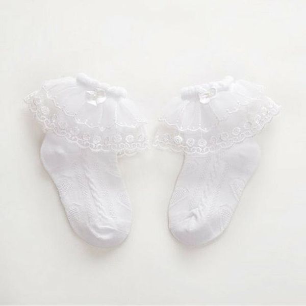 

socks kids baby girls lace ruffle frilly ankle cute princess short tutu cotton spring summer party christmas, Pink;yellow