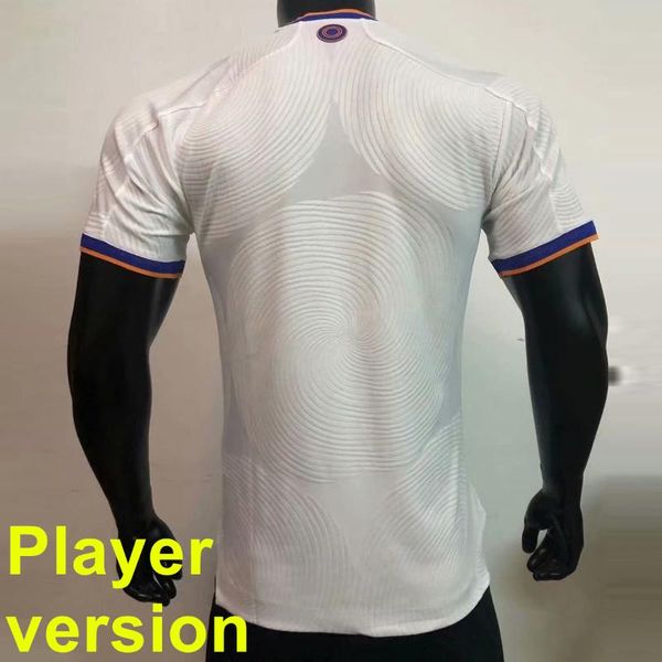 

men's t-shirts 2021 2022 player version real madrides jersey kroos hazard sergio ramos benzema asensio modric marcelo uniform sh, White;black