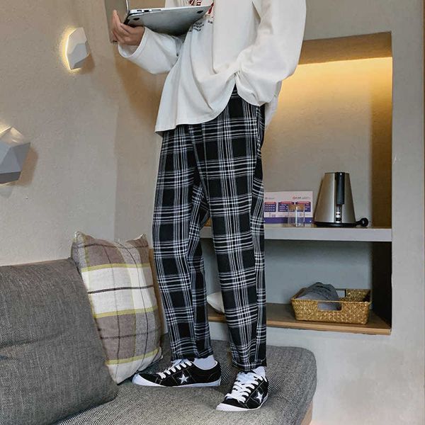 PR Harem Calças de Harem Harajuku 2021 Coreano Streetwear Homem Preto Calças X0723 Masculino Calças x0723