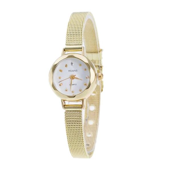 

wristwatches 2021 women's quartz watch fashion mesh belt, Slivery;brown