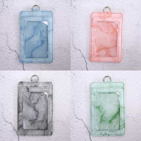 

card holders fashion slim leather business holder wallet men womens cover case mini wallets id protector, Brown;gray