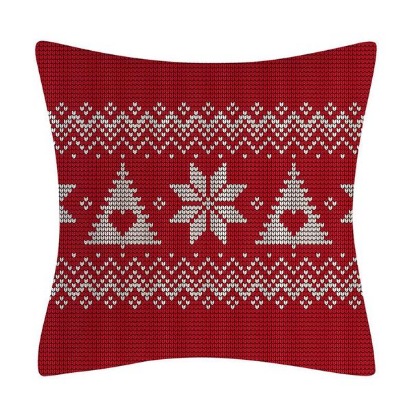 

cushion/decorative pillow knitted christmas elements design linen pillowcase home decor cushion outdoor outside covers