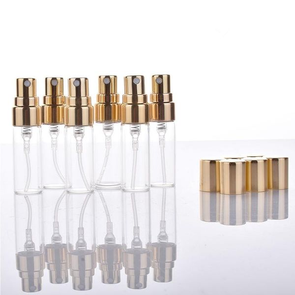 

storage bottles & jars 4ml perfume bottle spray press fine mist separate sample pump head empty