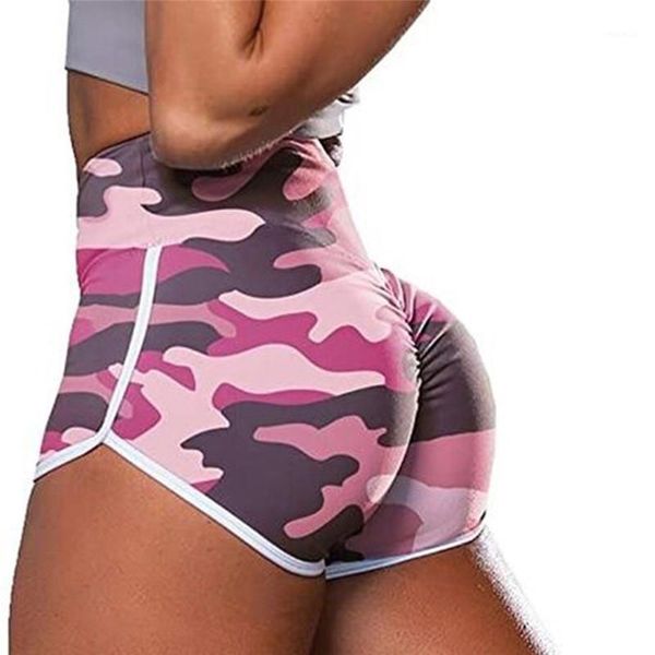 

fashion 2021 women summer sports shorts fitness sportswear camouflage high waist female casual women's, White;black
