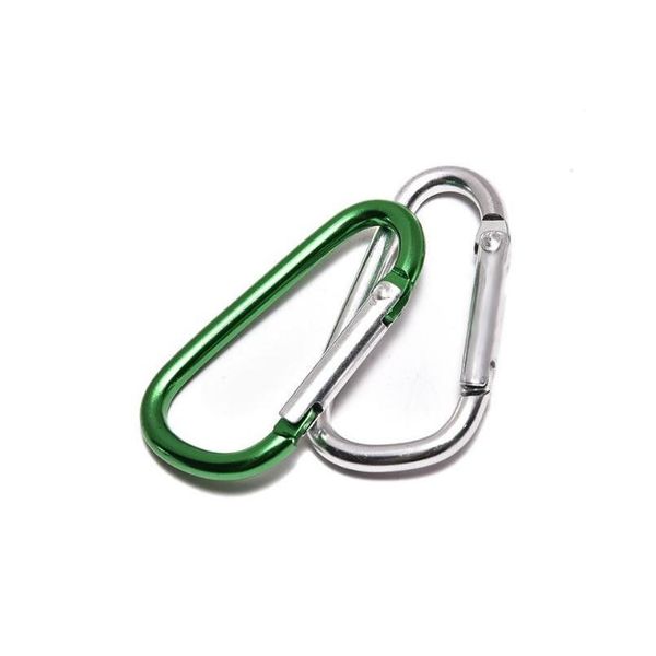 

12pcs aluminum alloy carabiner keychain outdoor camping climbing snap clip lock buckle hook fishing tool jllfhq