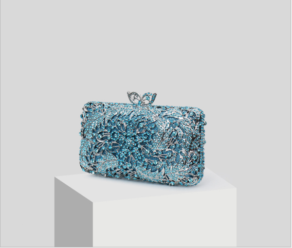 

evening bags xiyuan elegant blue/pink/red color diamond clutches bag women fashion wedding party handbag purse bridal crystal clutch