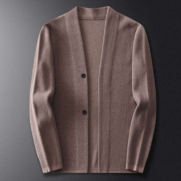 

sweater knit pusite men's autumn and winter casual cardigan jacket korean fashion men, White;black