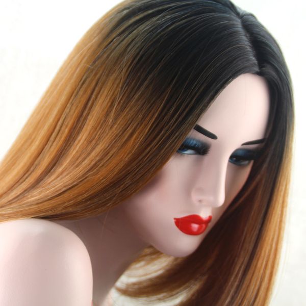 

fashionable wig beautiful goddess synthetic wigs women's wig women's bobble dyeing banged, Black
