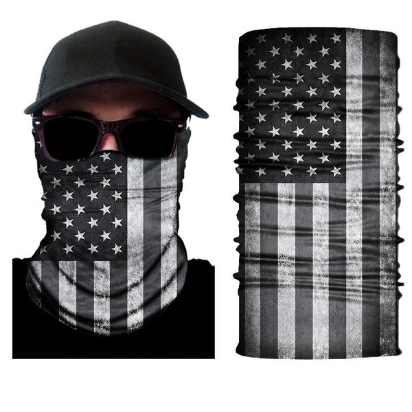 

national printed flag versatile scarf mask magic headscarf seamls multifunctional